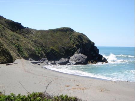 View from planned California Coastal Trail route through Humboldt County.